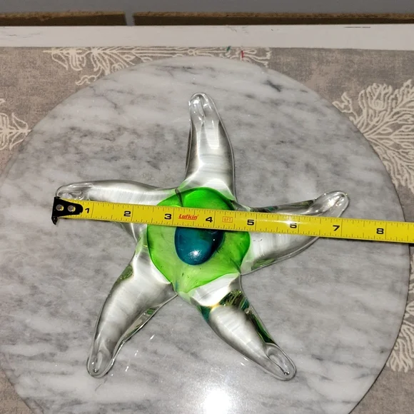 Stunning Art Glass Starfish Paperweight - Picture 4 of 11